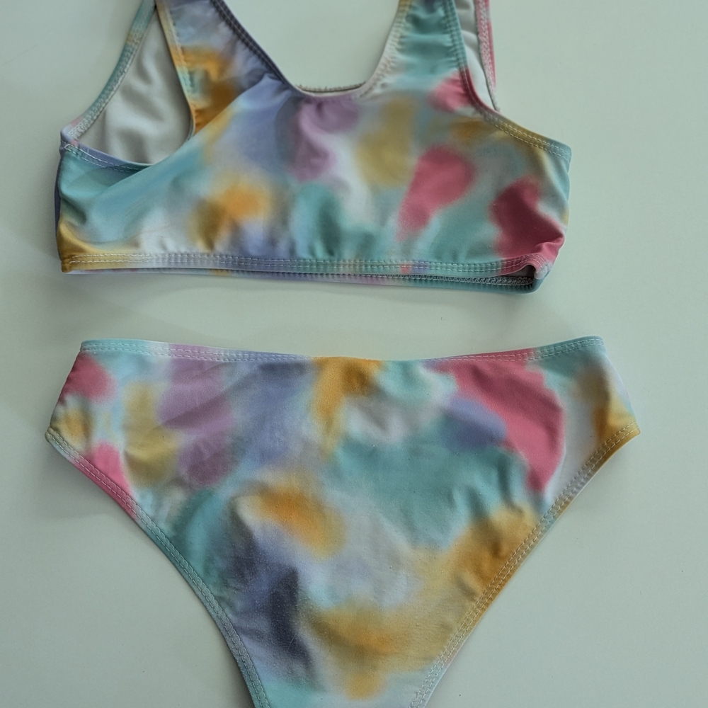 🏷️⤵️ Now $9 ✨ Colorful Kids Swim Bikini Set - Picture 2 of 3